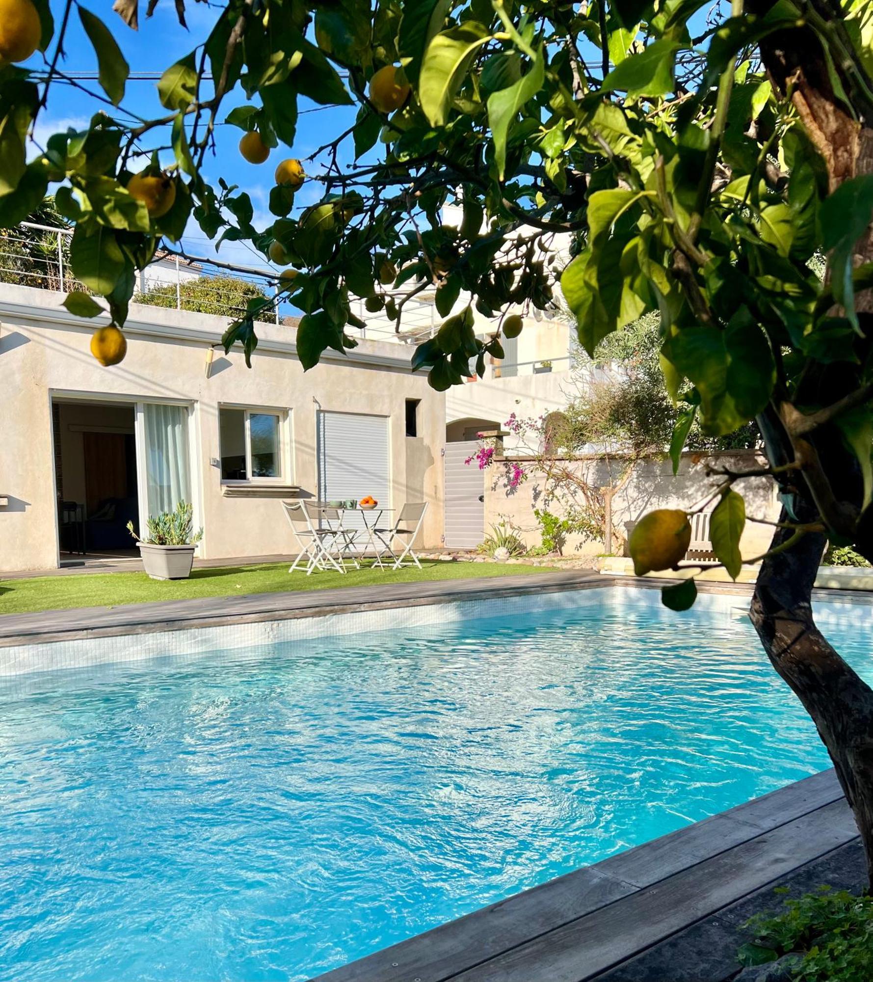 Appartement L'Arancetu Vue Mer Avec Piscine Biguglia  Luaran gambar